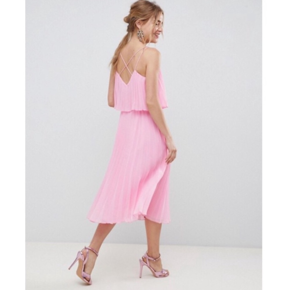 Asos pink dress